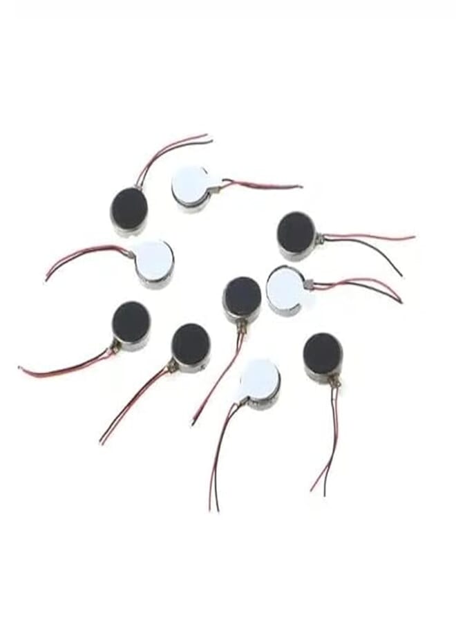 10Pcs Micro Mini Vibration Motor DC 3V (10 * 3.4mm)
